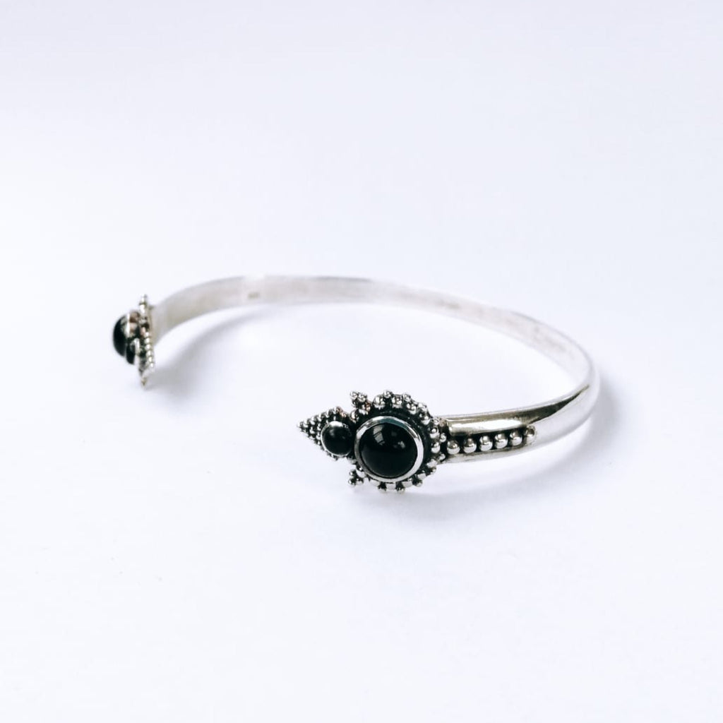 cuff bracelet black onyx