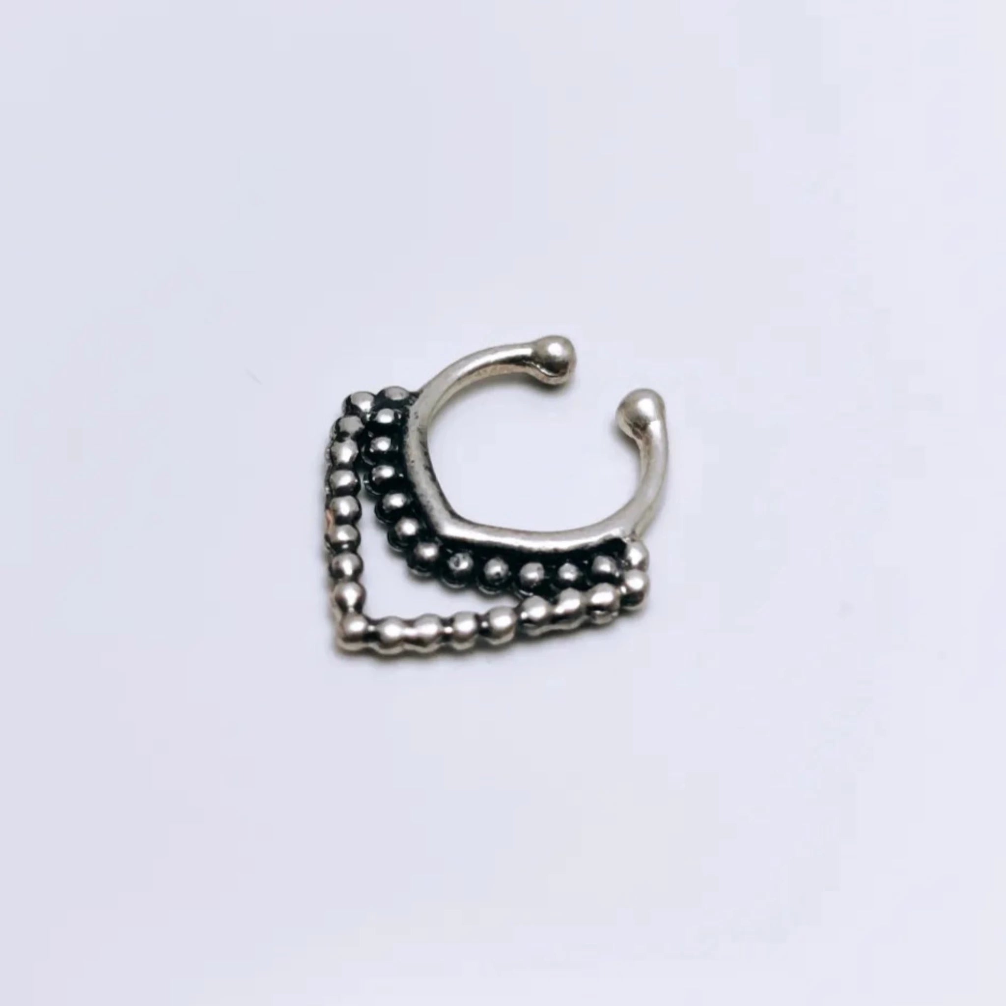 G23 Titanium Nose Ring Implant Grade Titanium Gothic Fake Pierced Nose Ring  18g 20g Classic Tongue Piercing Jewelry - China Piercing Nose Ring and Nose  Ring price | Made-in-China.com
