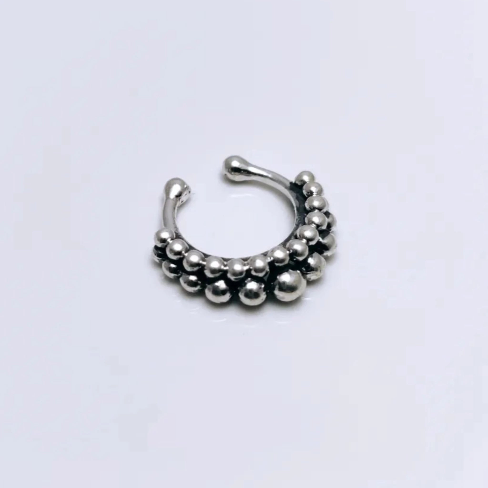 Fake Septum Silver Dual Noomaad