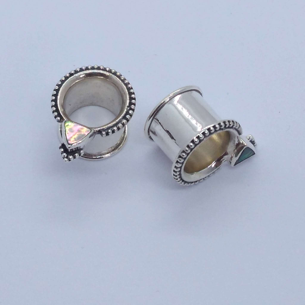double flare tunnels silver