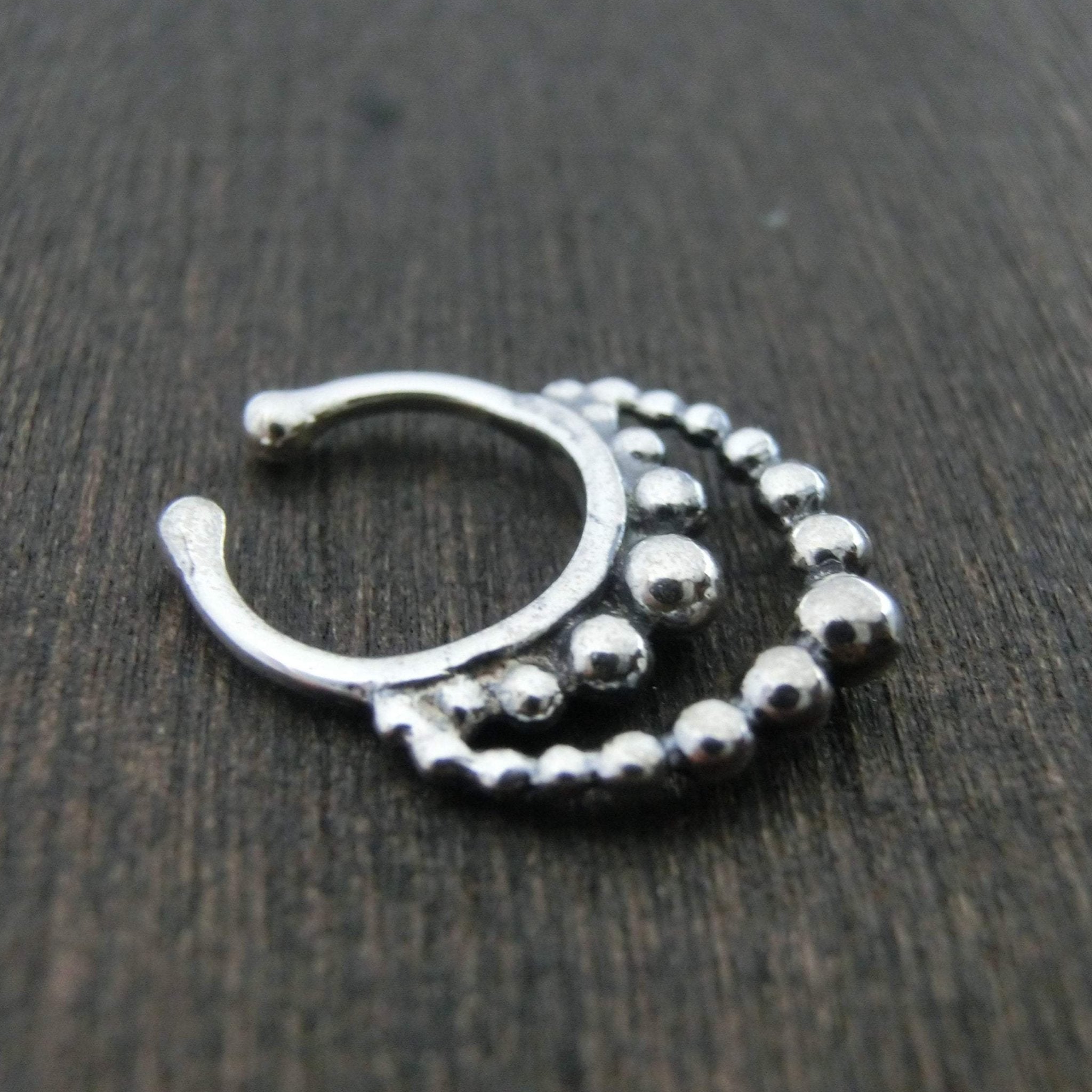 Riya Silver hoops Earrings by Moha