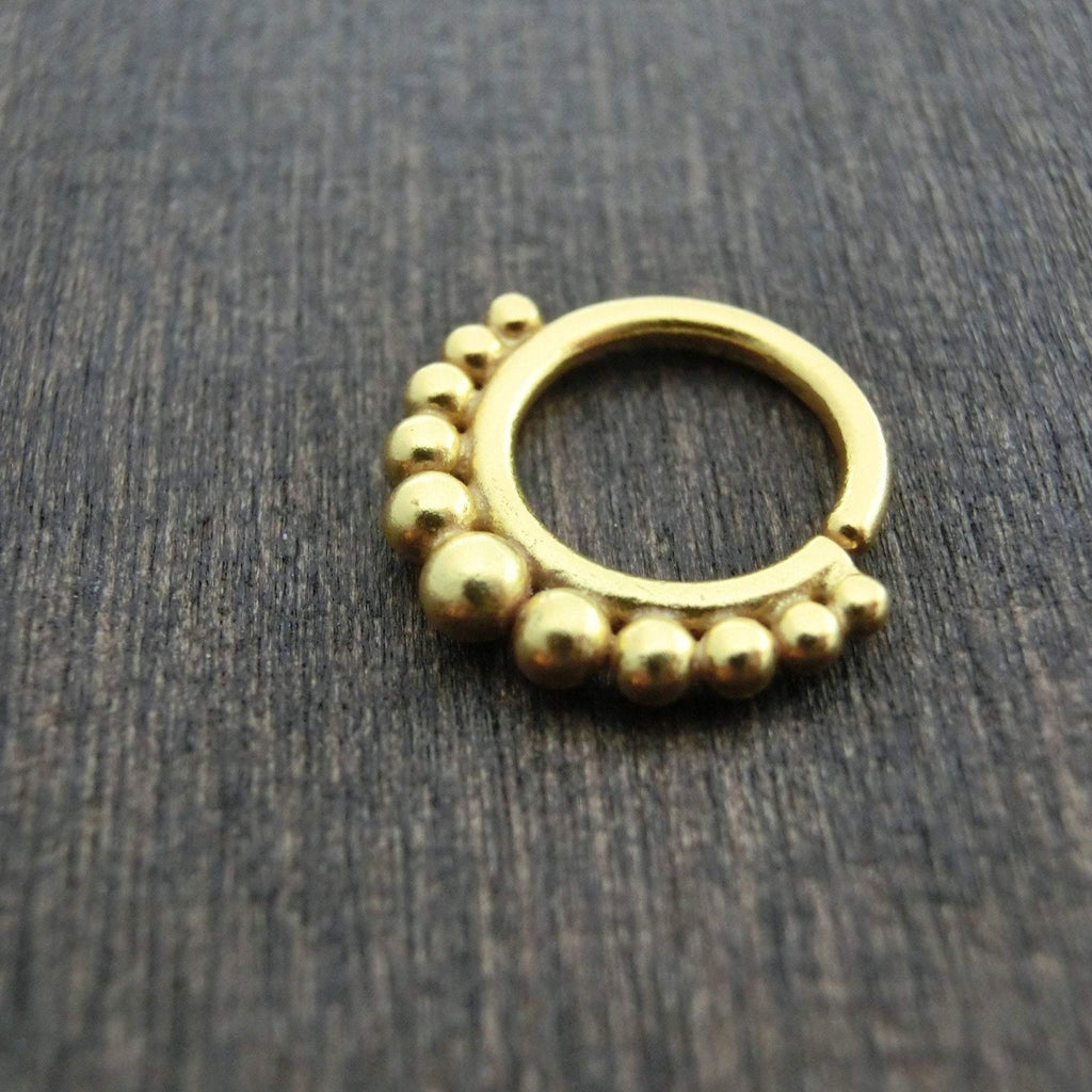 tribal gold septum